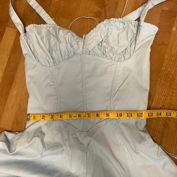 House of CB "Carmen" Baby Blue Dress (M Plus Cup) - Picture 3 of 12